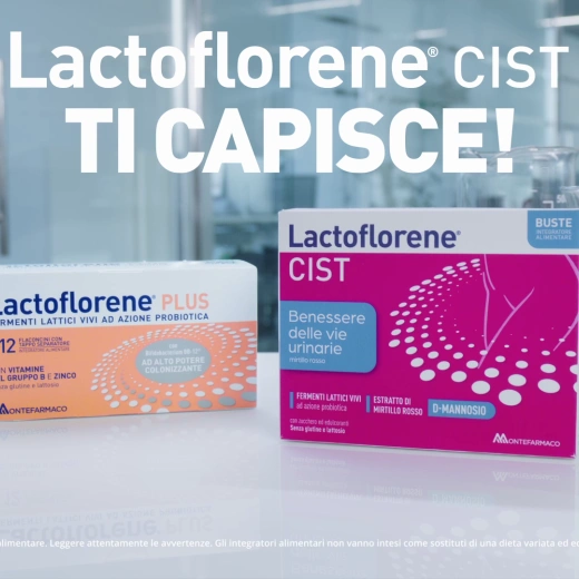 Lactoflorene® Cist è in TV