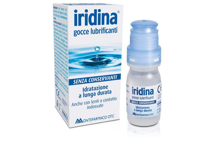 Iridina Gocce Oculari Lubrificanti - Collirio idratante occhi