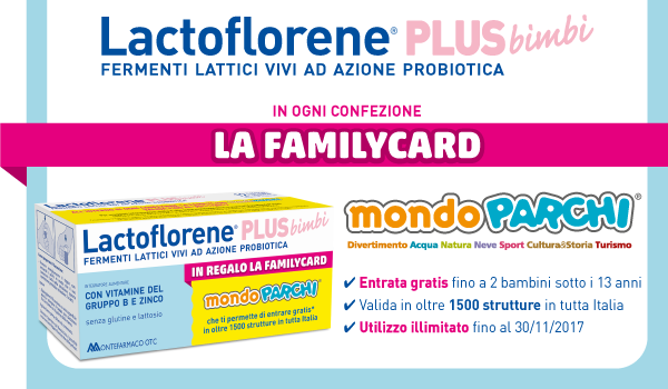 Lactoflorene-Plus-Concorso-Family-Card-Mondo-Parchi-MontefarmacoMONDO PARCHI
