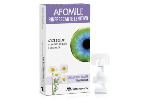 Afomill rinfrescante lenitivo 10 monodose Afomill rinfrescante lenitivo 10 monodose